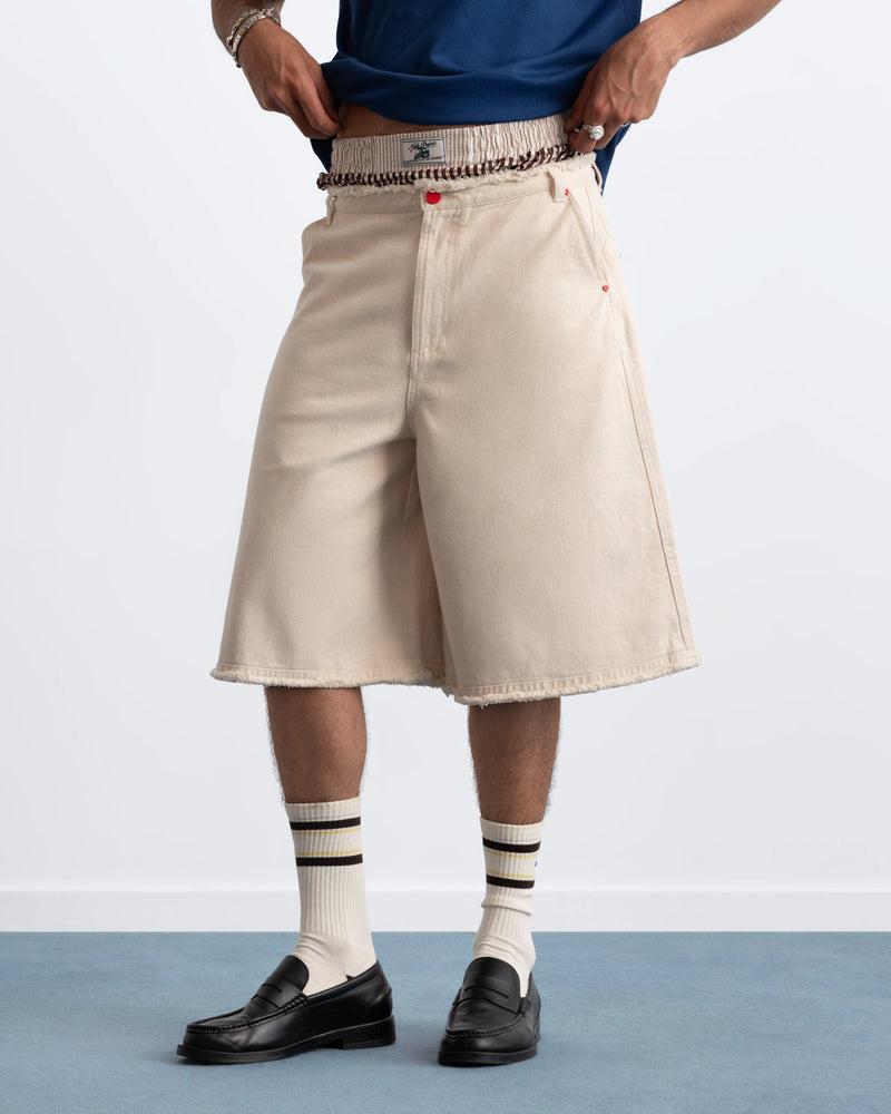 Cherry Crew Raw Denim Jorts