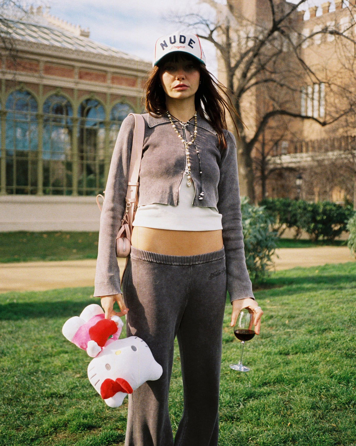 First Class Knit Pants Ash