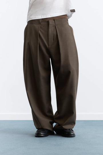 Louvre Tailoring Pants Brown