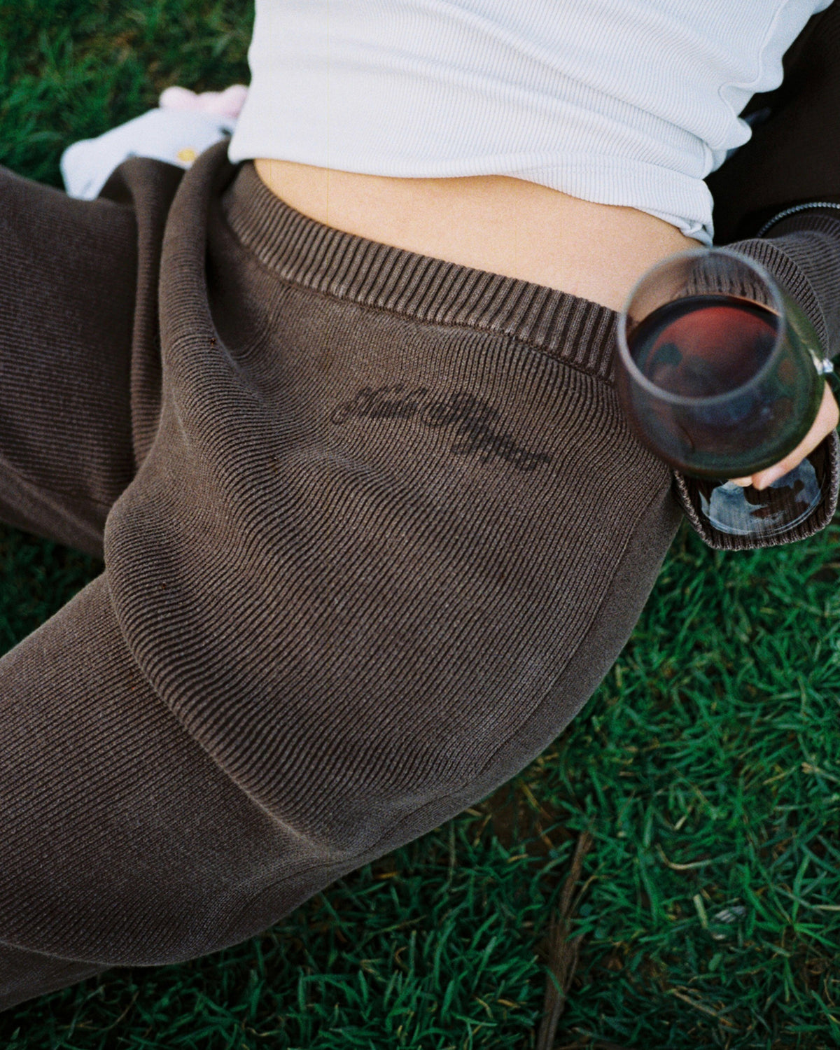 First Class Knit Pants Brown