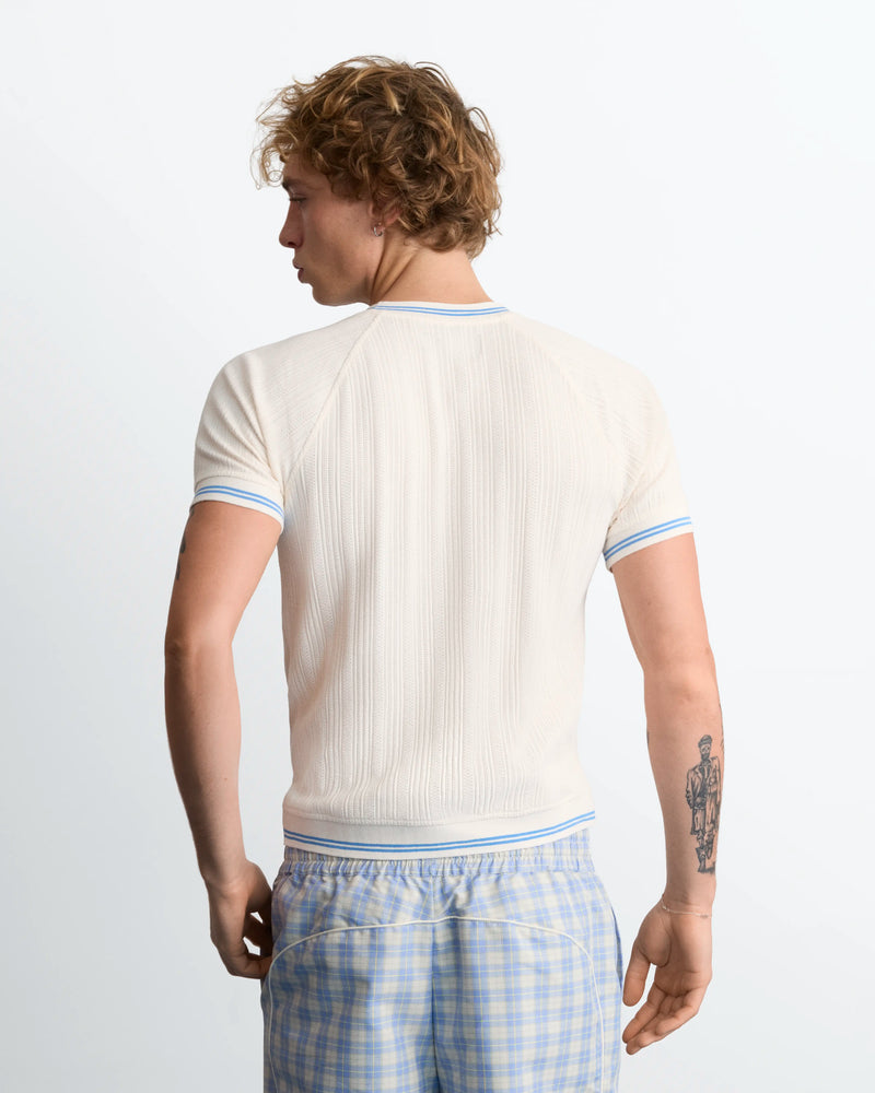 Varsity Slim Knit Tee