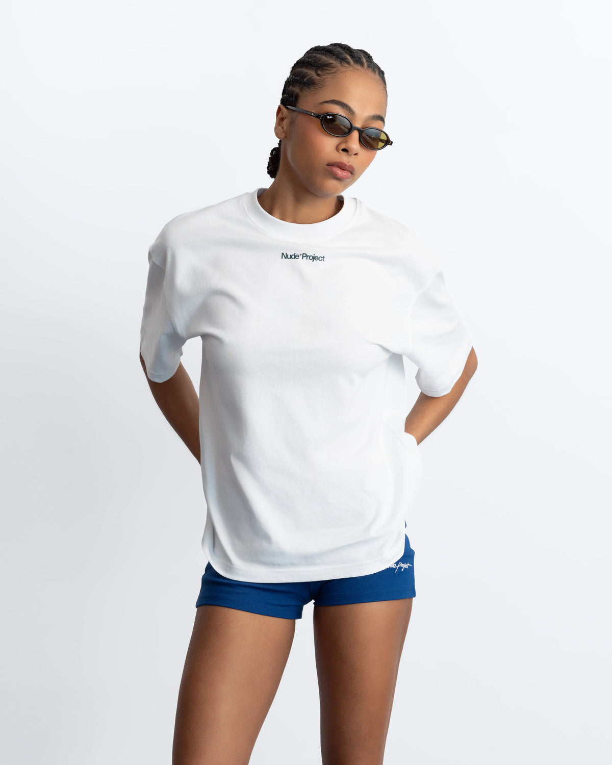 Play With Logo Tee White