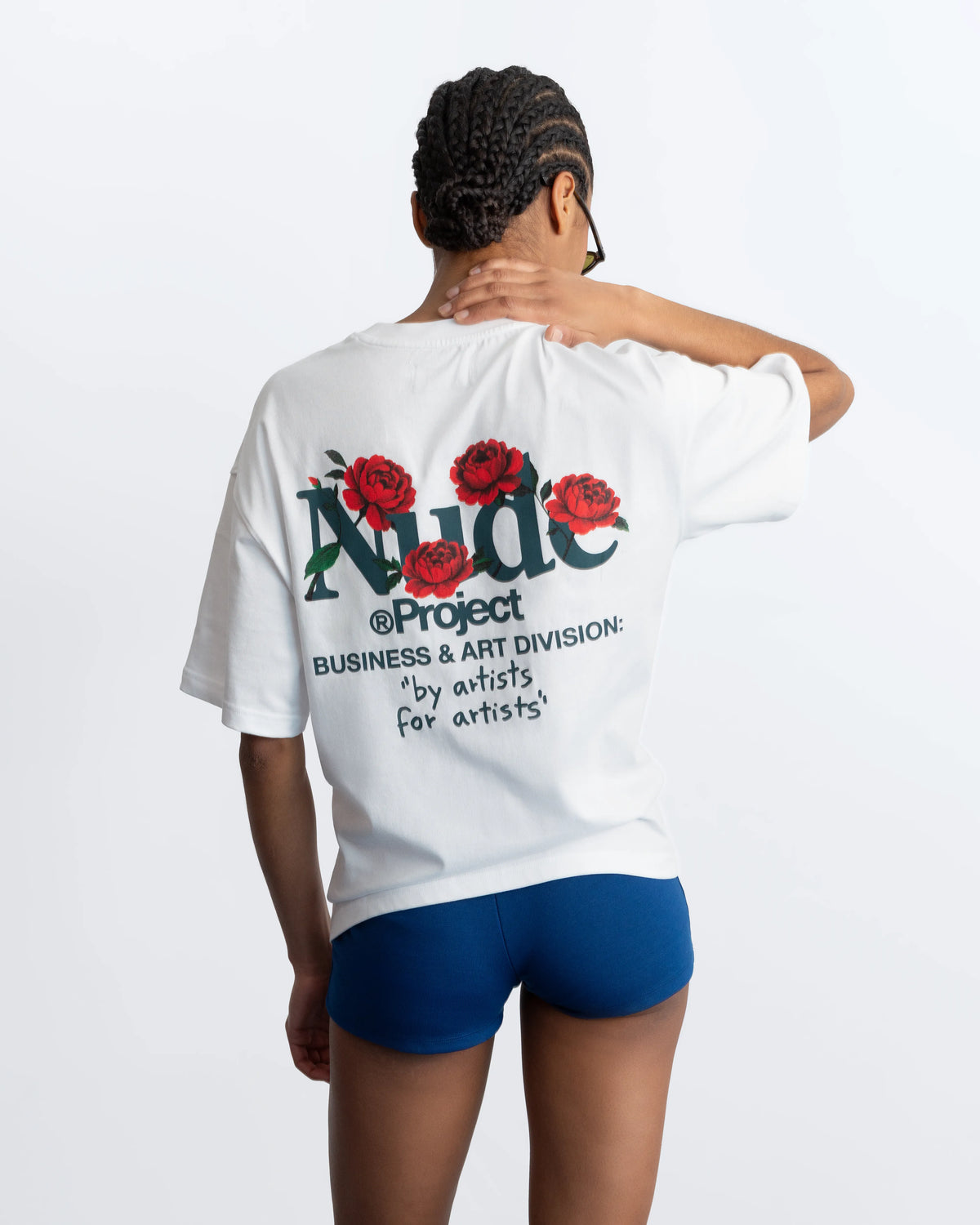 Play With Logo Tee White