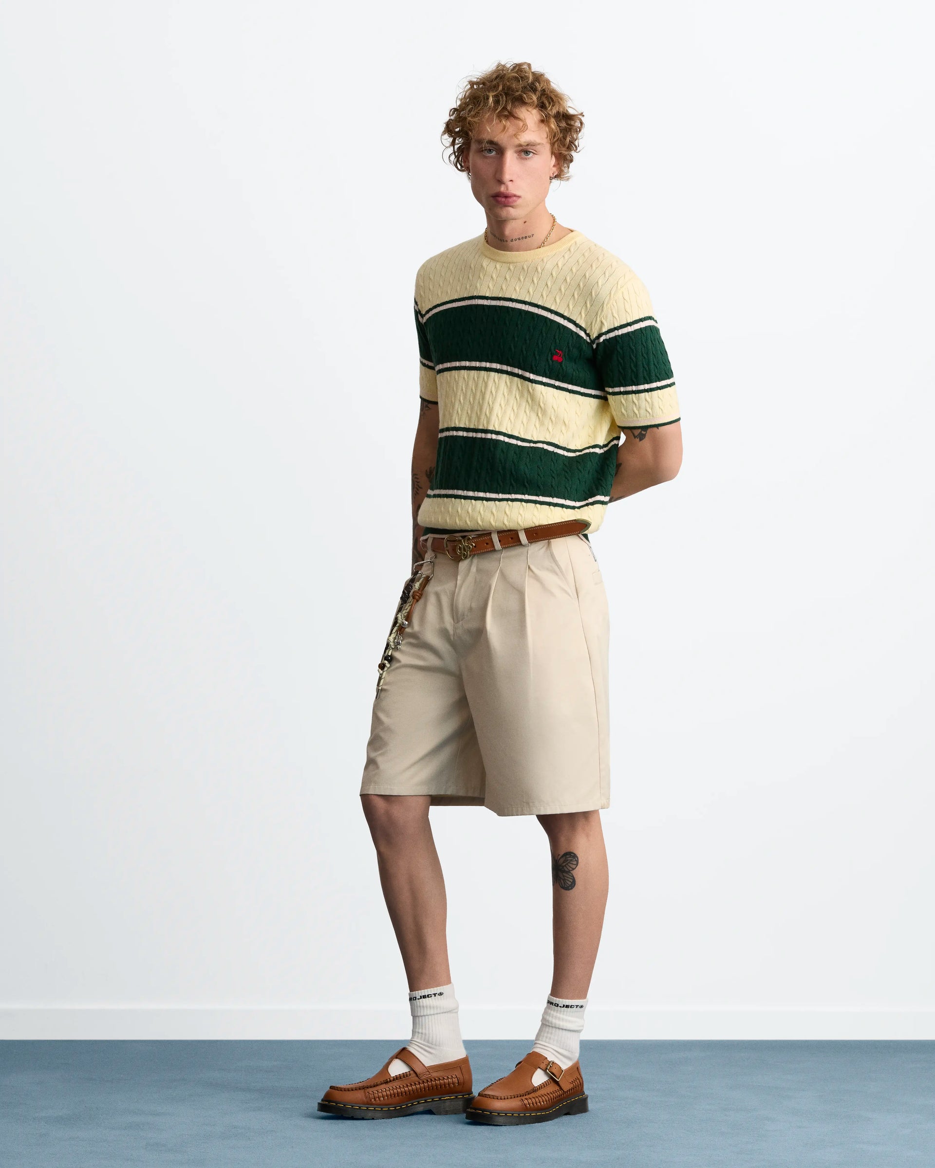 Costa Knit Tee Green