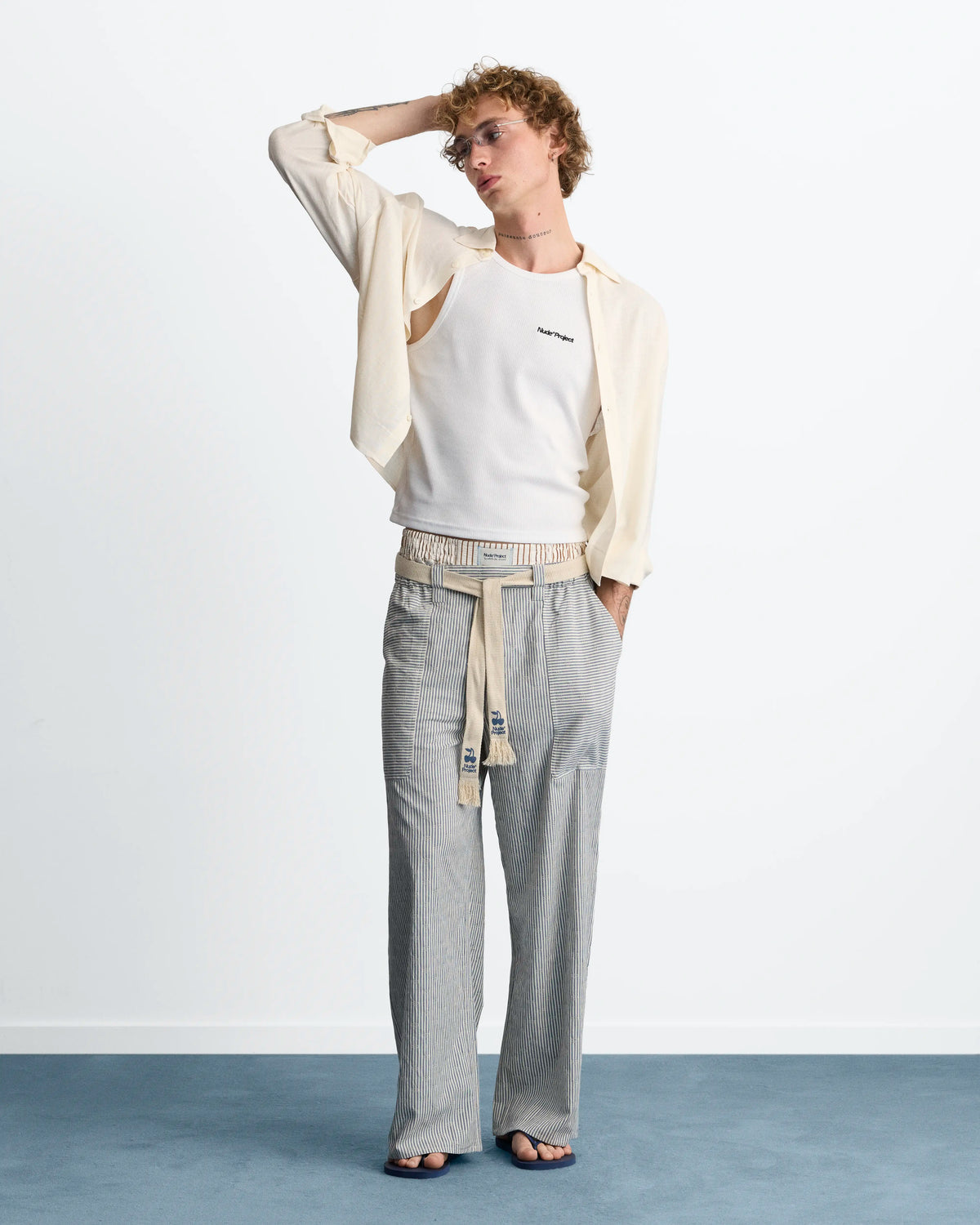 Hose Formentera Blau