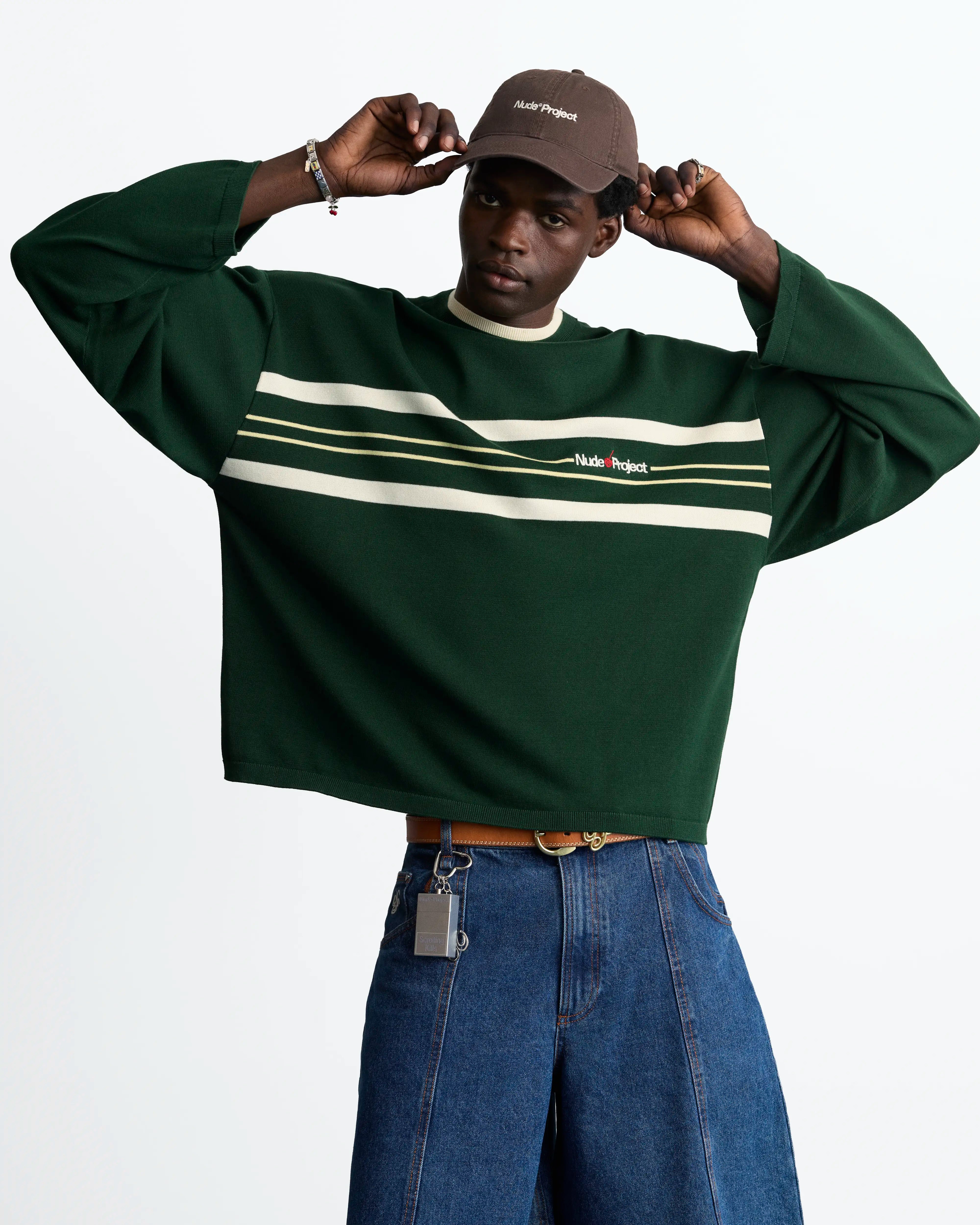 Smith Knit Sweater Green – Nude Project Smith Knit Sweater Green – Nude Project