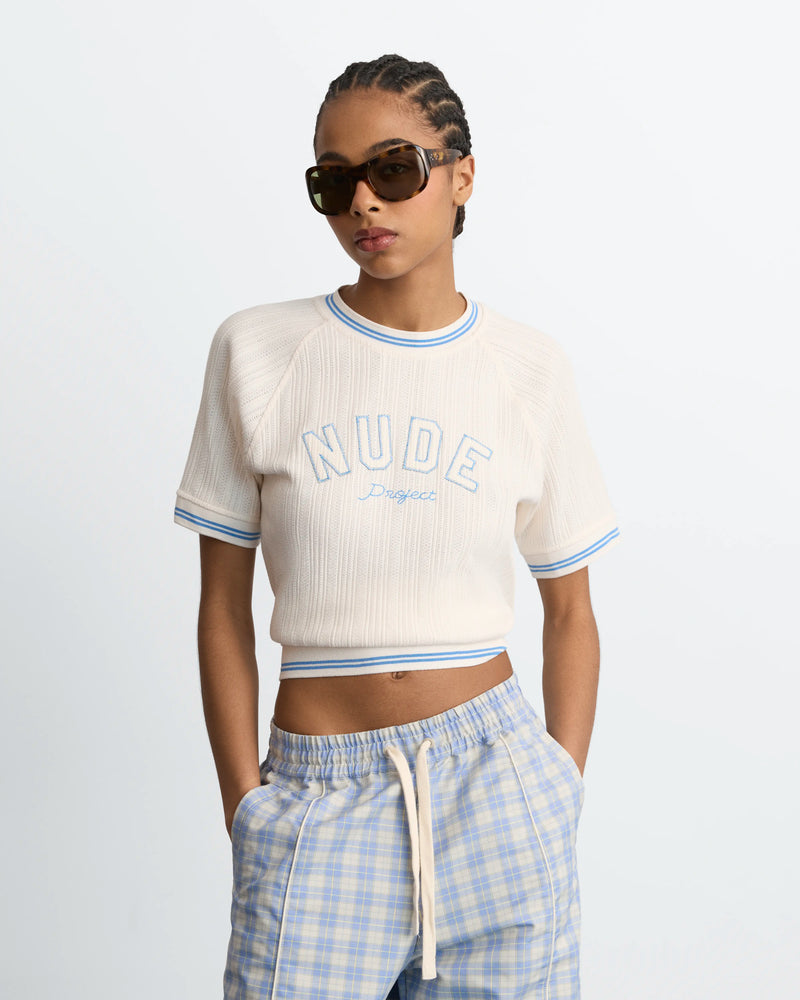 Varsity Slim Knit Tee