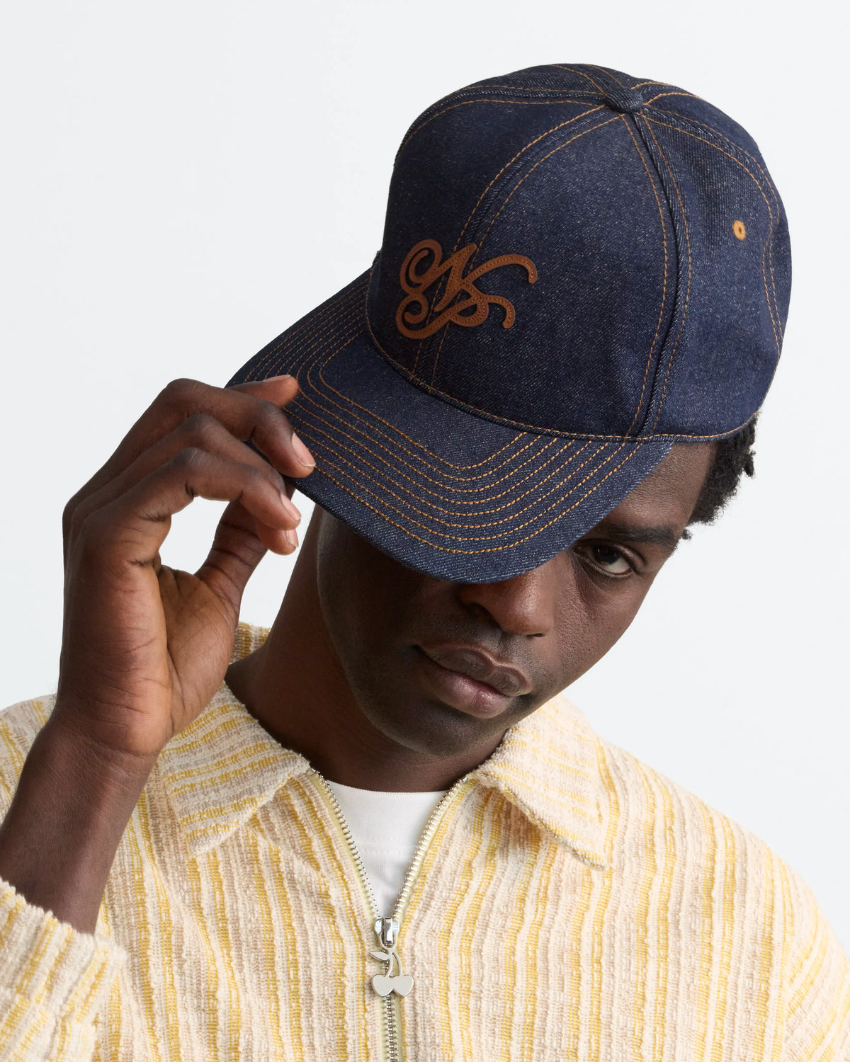 Script Denim Cap