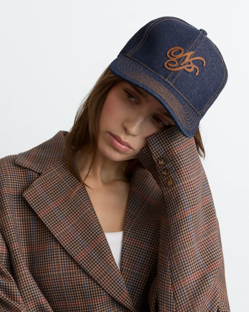 Script Denim Cap