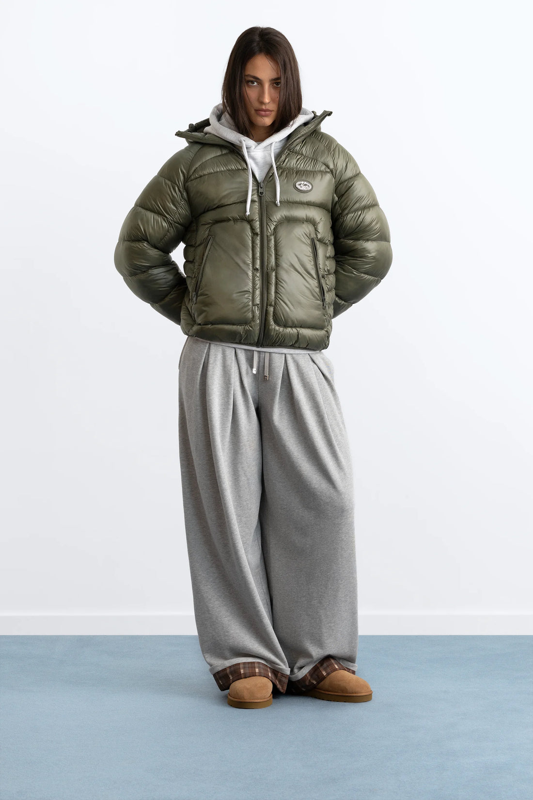 Iconic Puffer Jacket Khaki