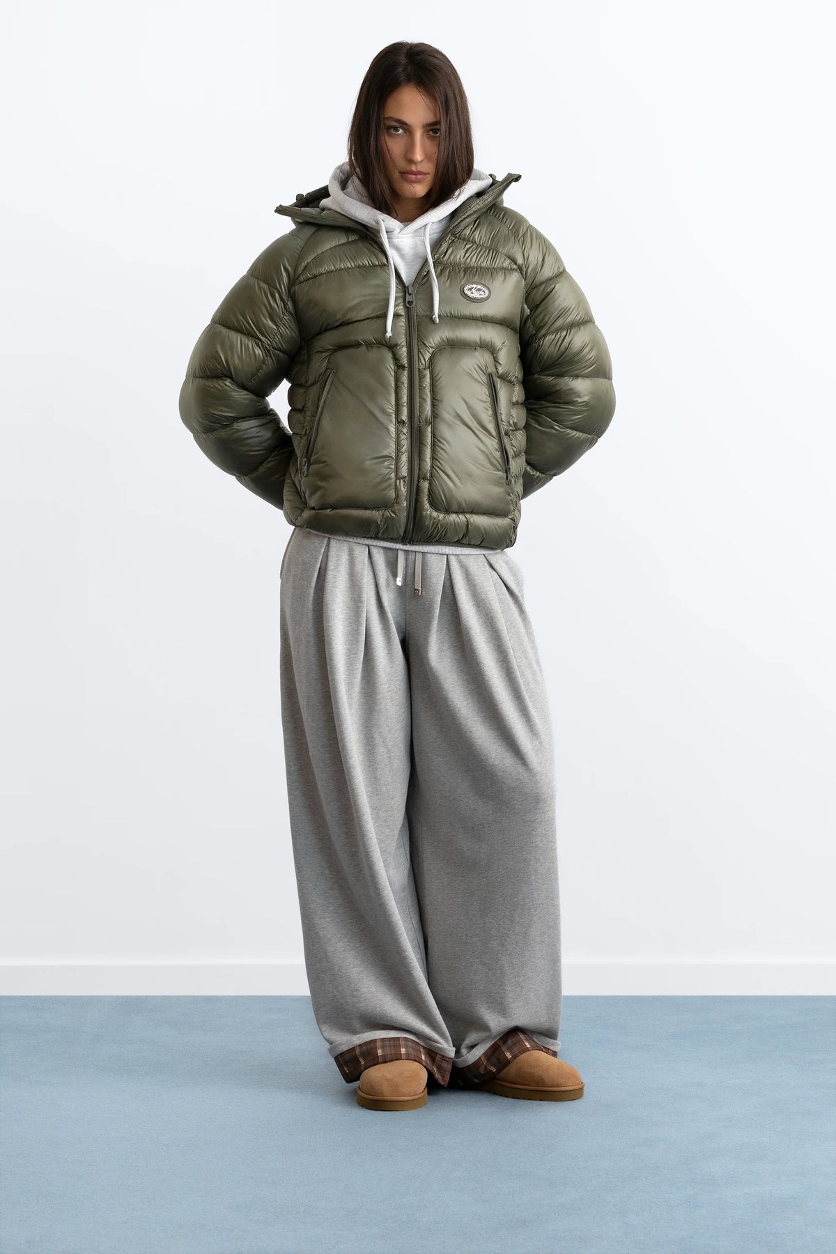 Iconic Puffer Jacket Khaki