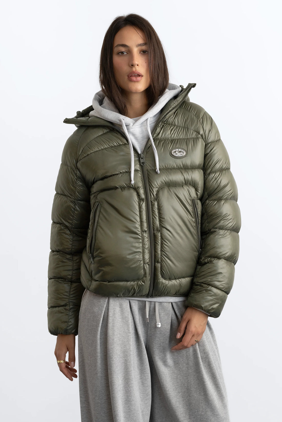 Iconic Puffer Jacket Khaki