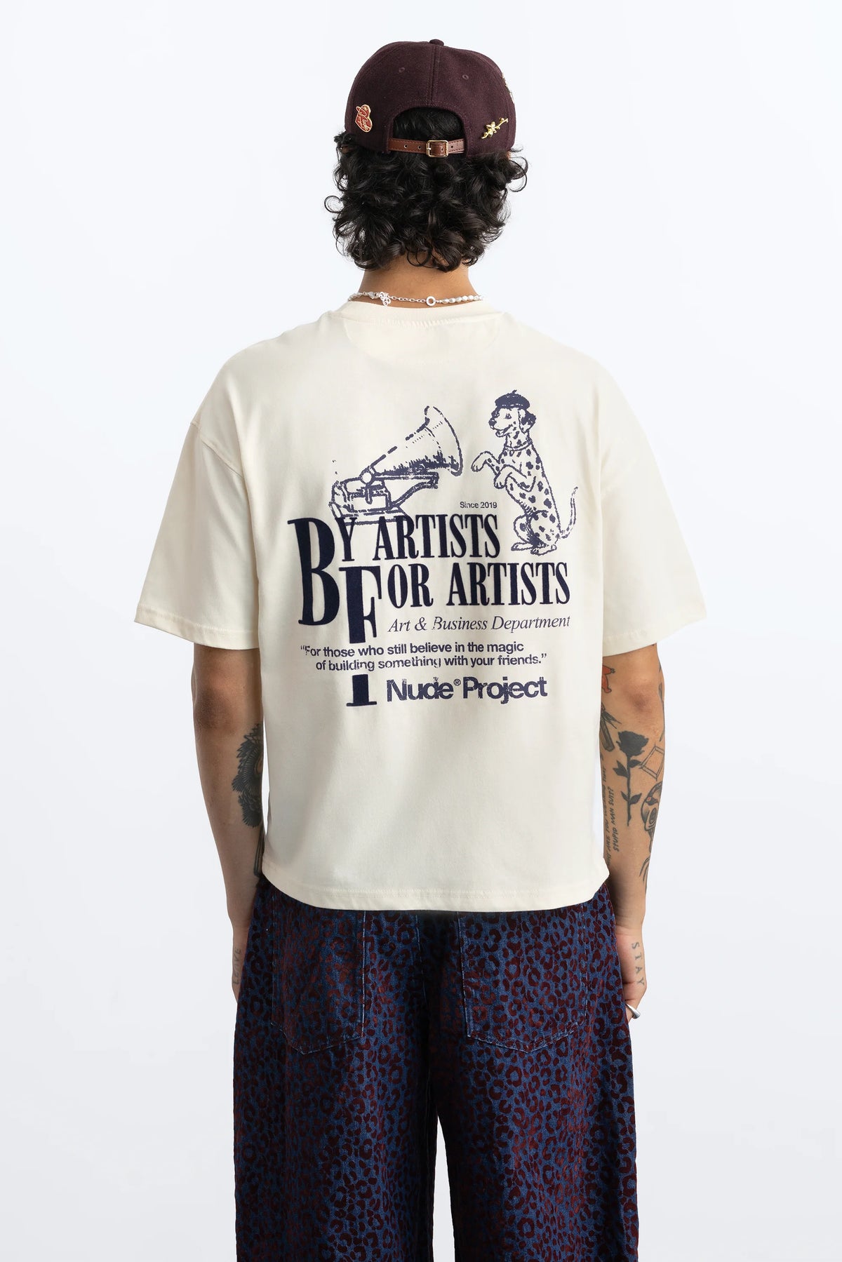 Art & Business Tee Ivory
