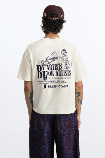 Art & Business Tee Ivory