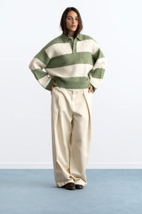 Candem Knit Sweater Green