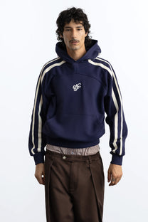 Ying Yang Hoodie Blue