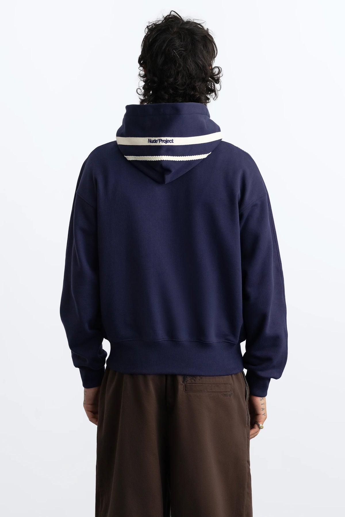 Ying Yang Hoodie Blue