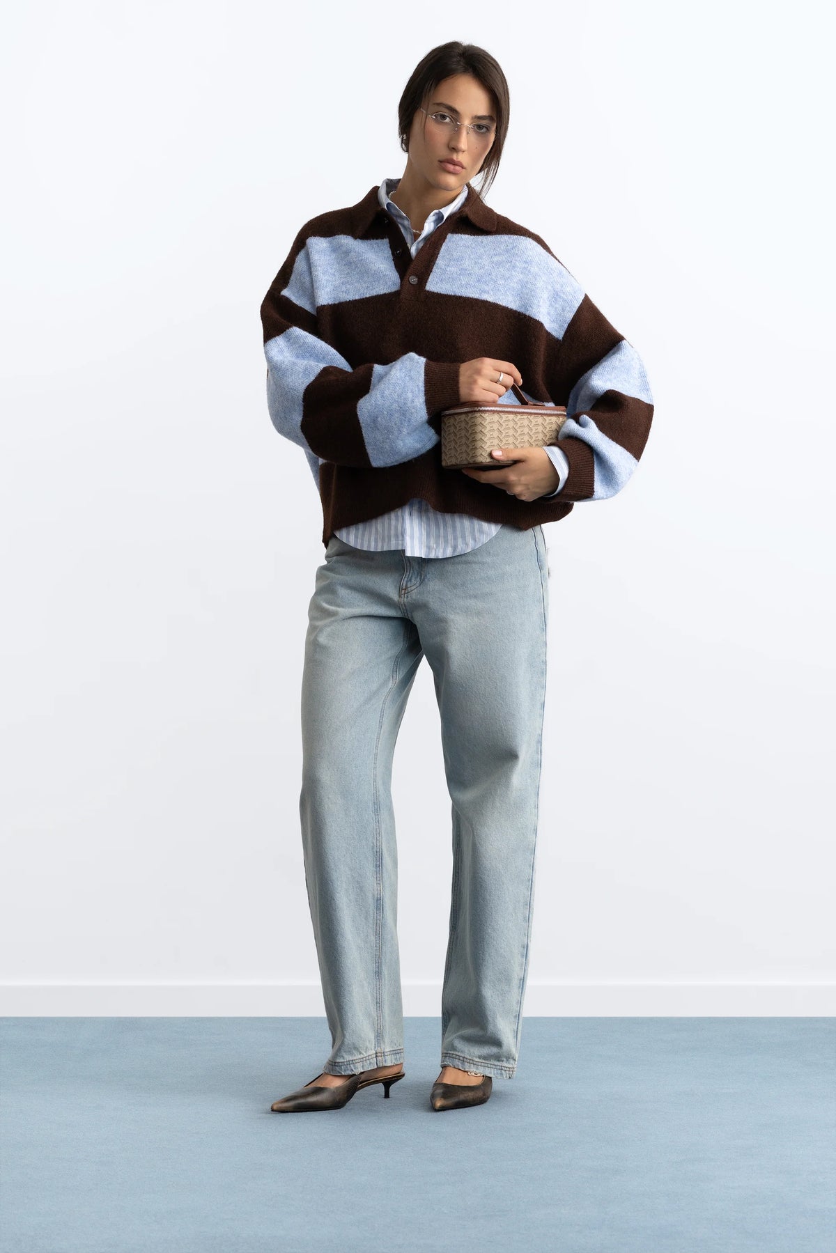 Candem Knit Sweater Brown