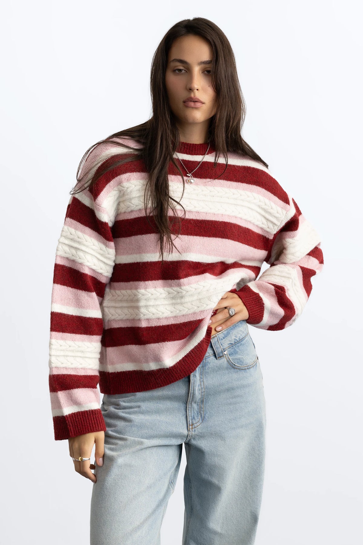 Flamingo Knit Sweater