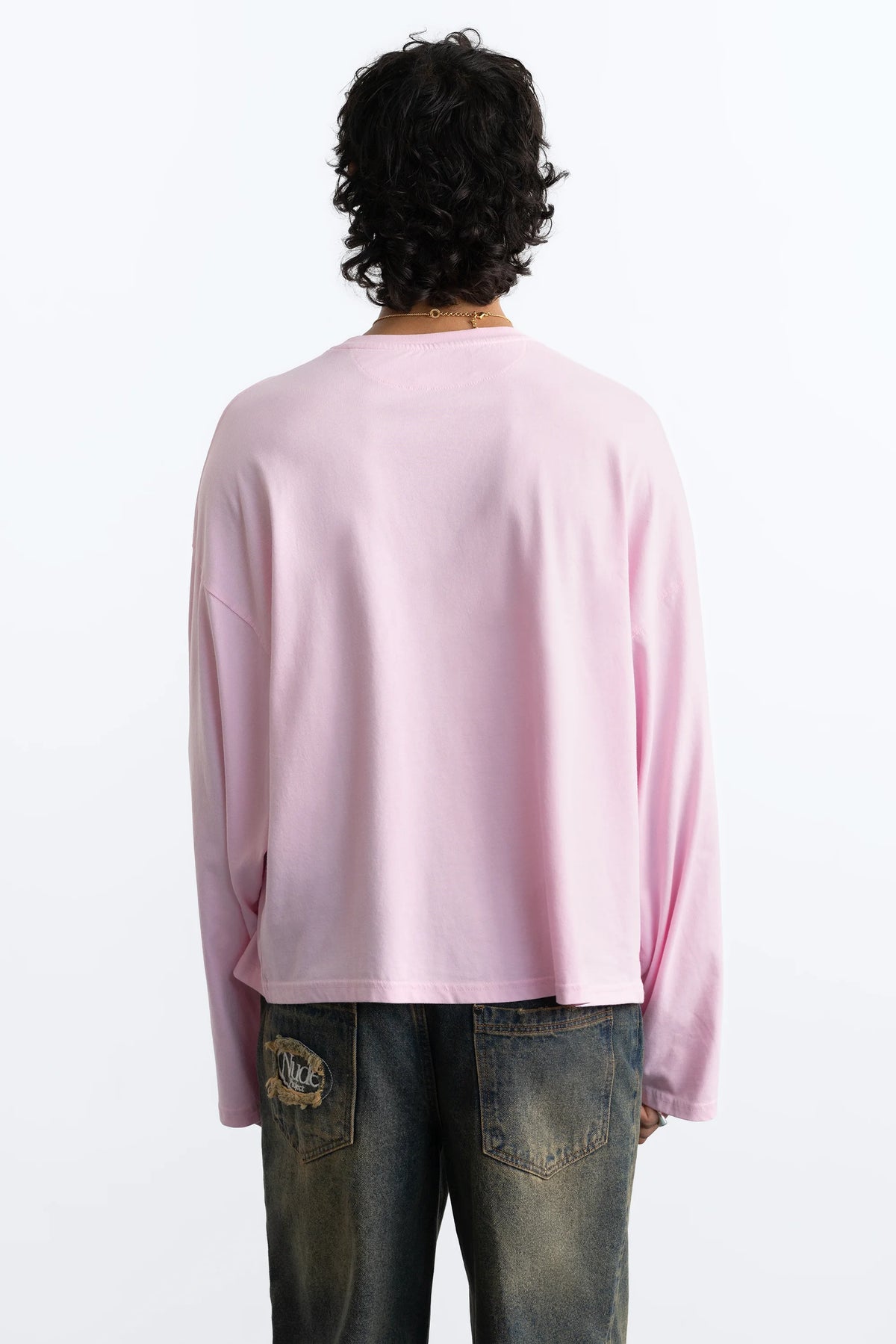 Mon Amour Long-Sleeve Tee Pink