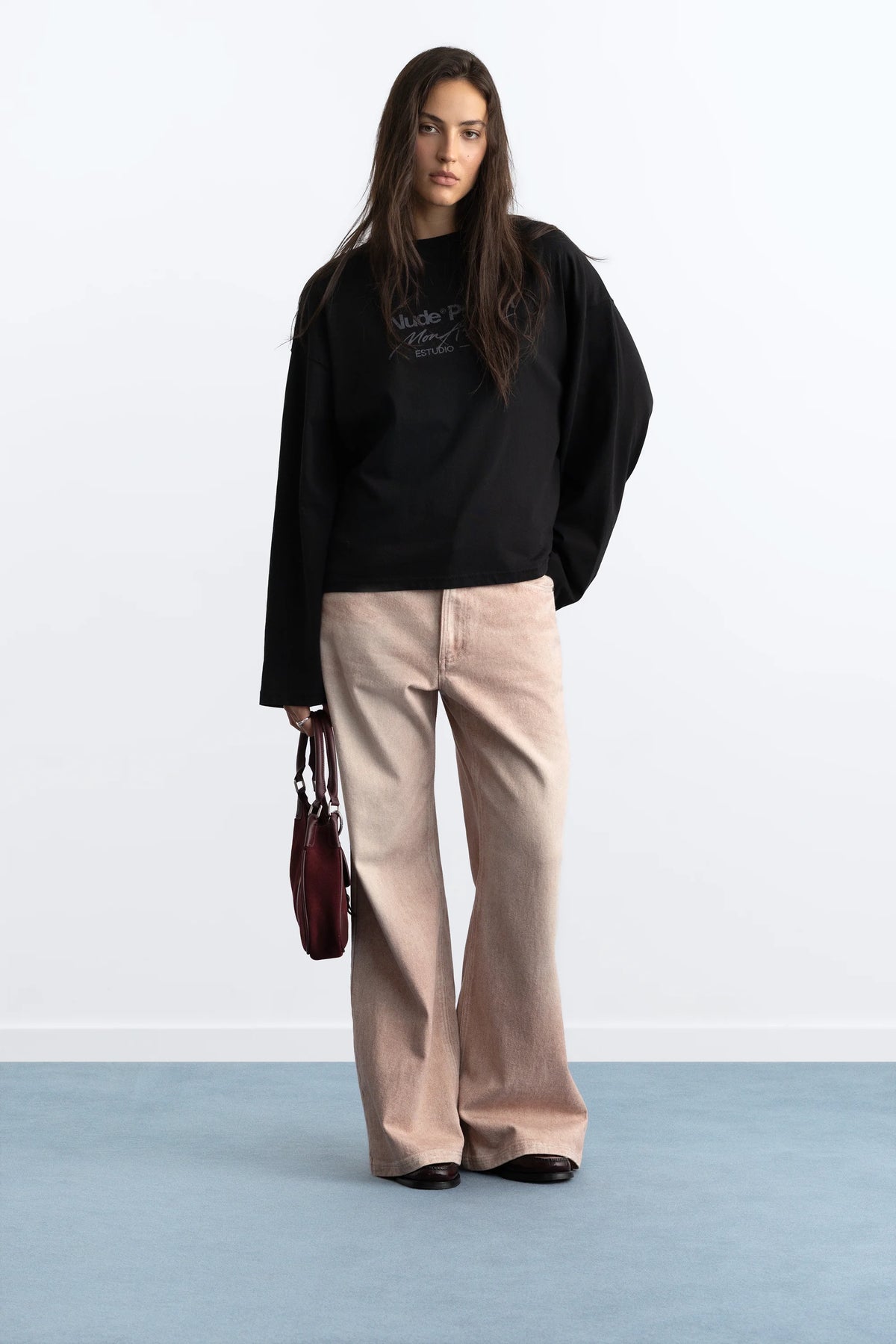 Mon Amour Long-Sleeve Tee Ash