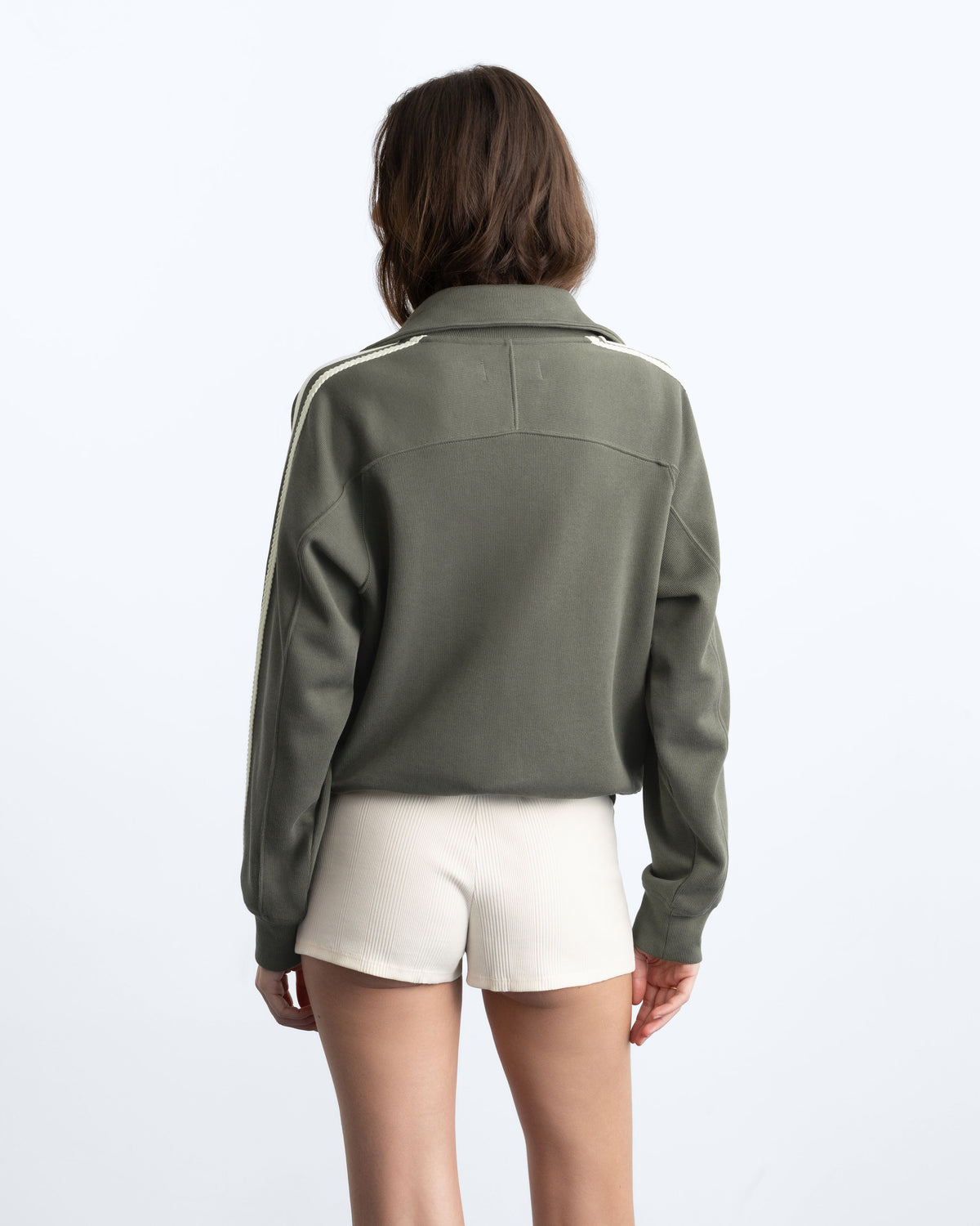 Ying Yang Zip-Up Green