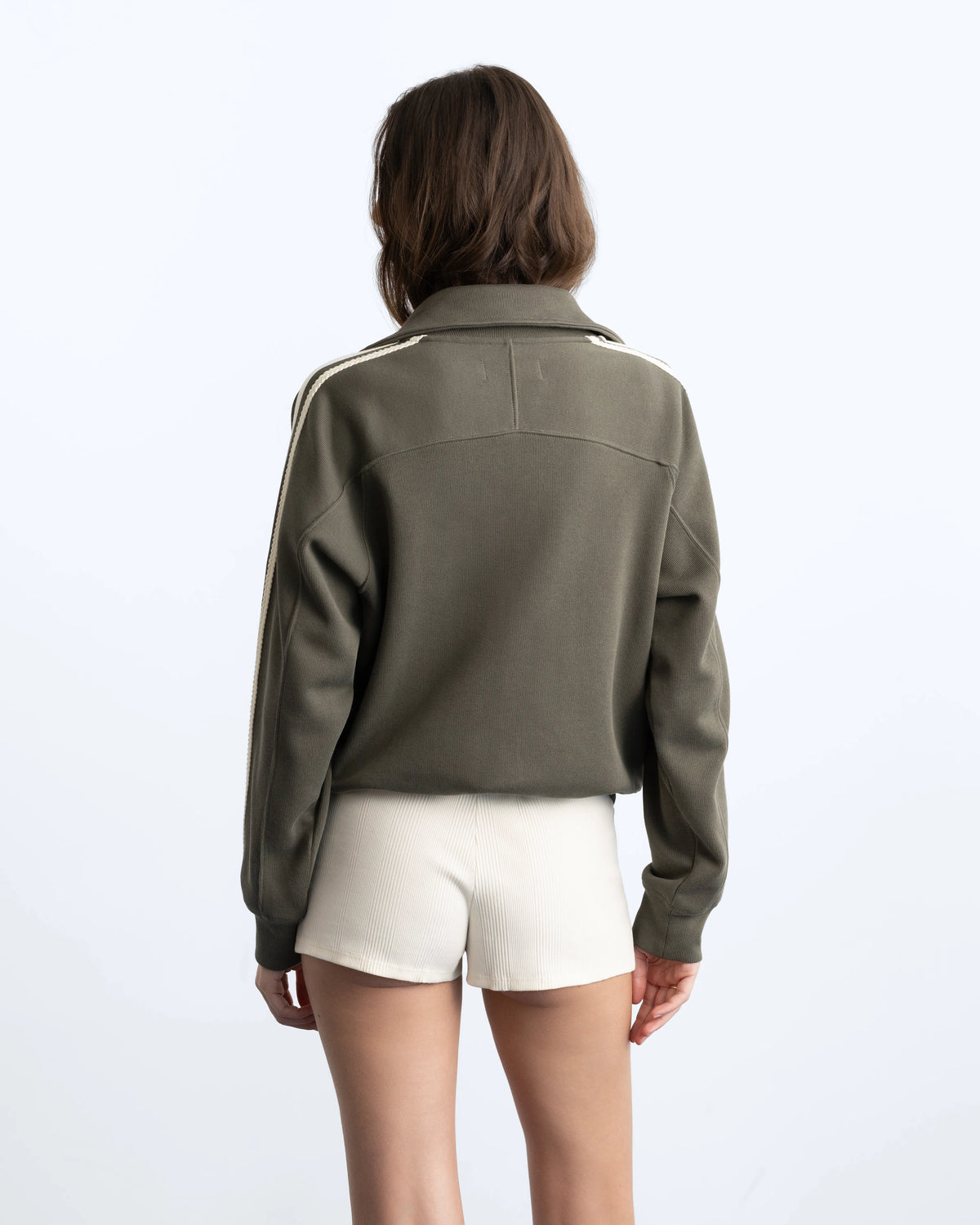 Ying Yang Zip-Up Green