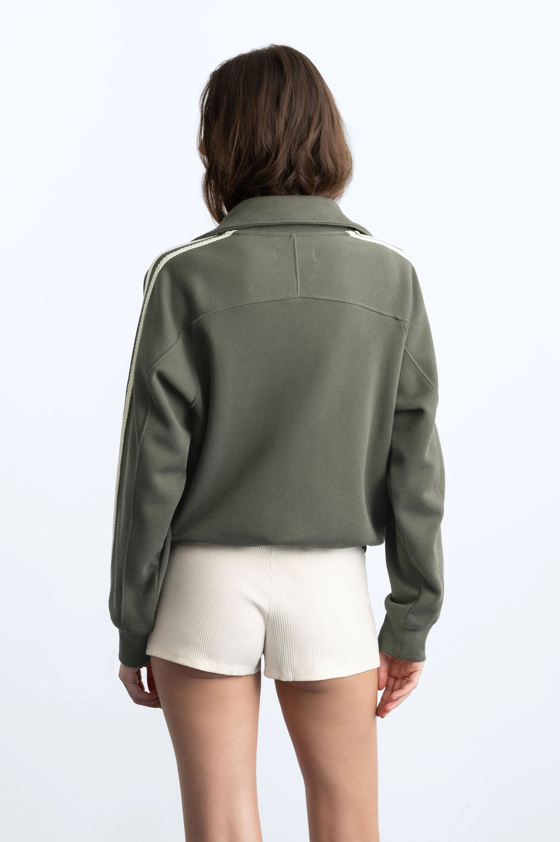 Ying Yang Zip-Up Green