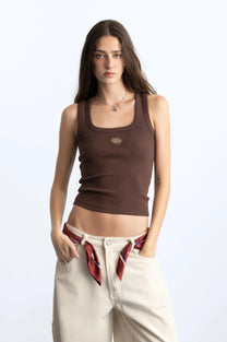 Sophisticated Pleasure Tank Top Chocolate