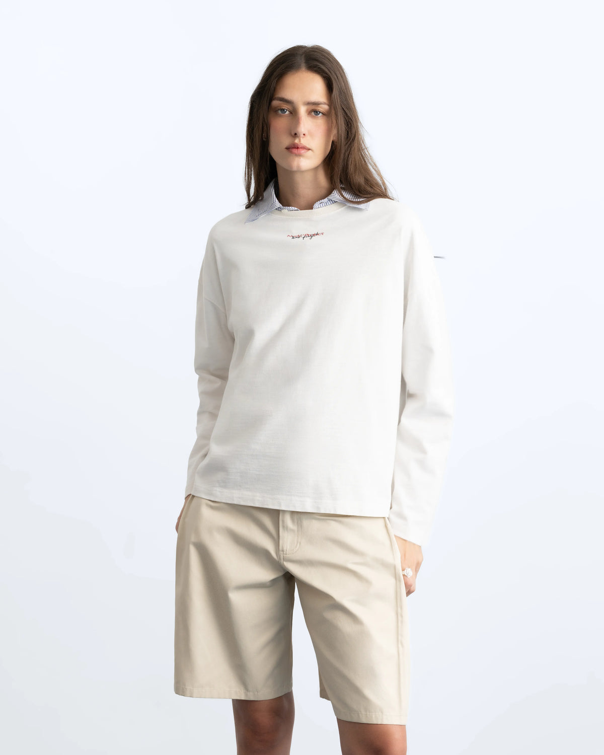 Ego Long-Sleeve Tee Marshmallow