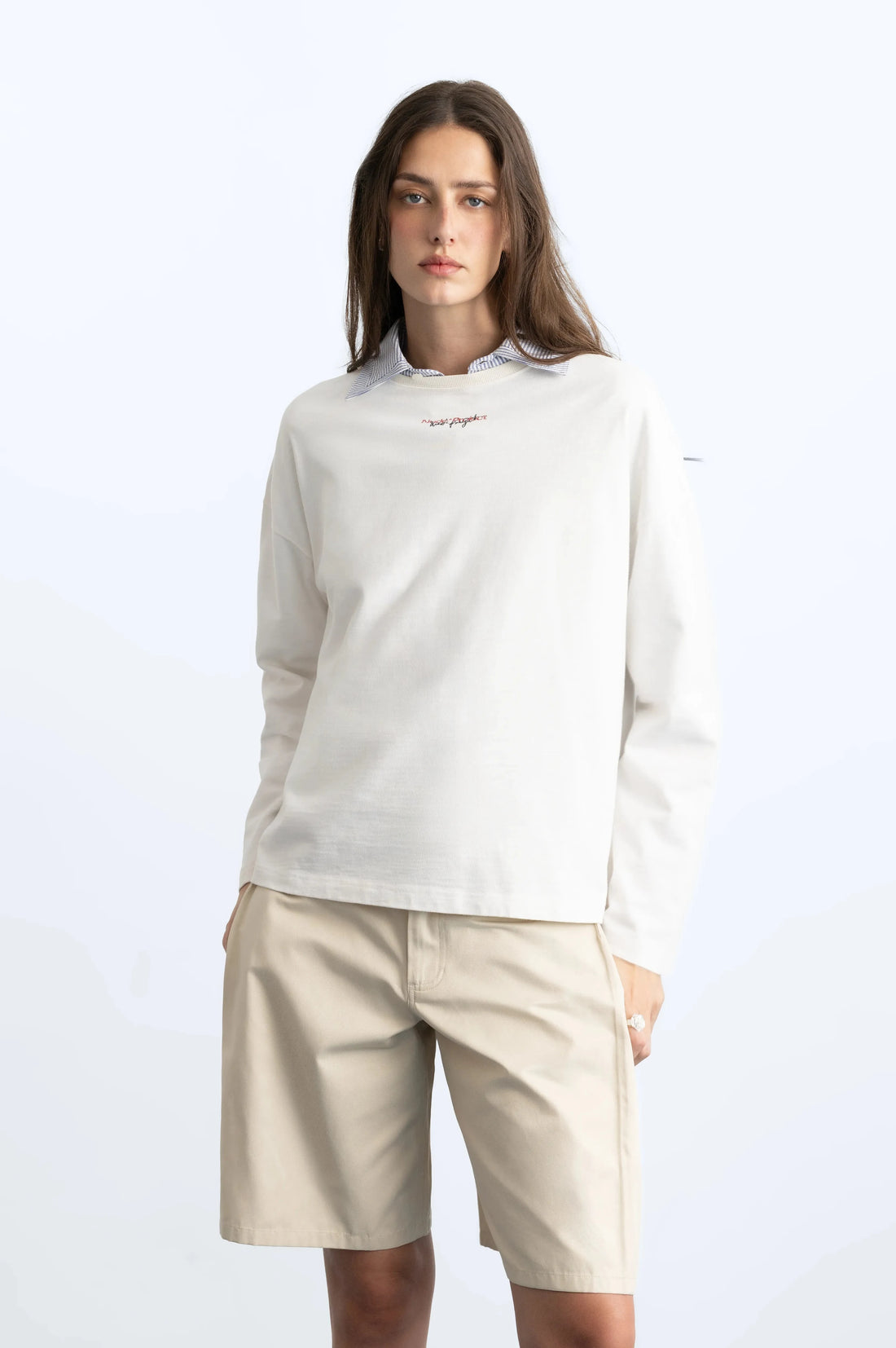 Ego Long-Sleeve Tee Marshmallow
