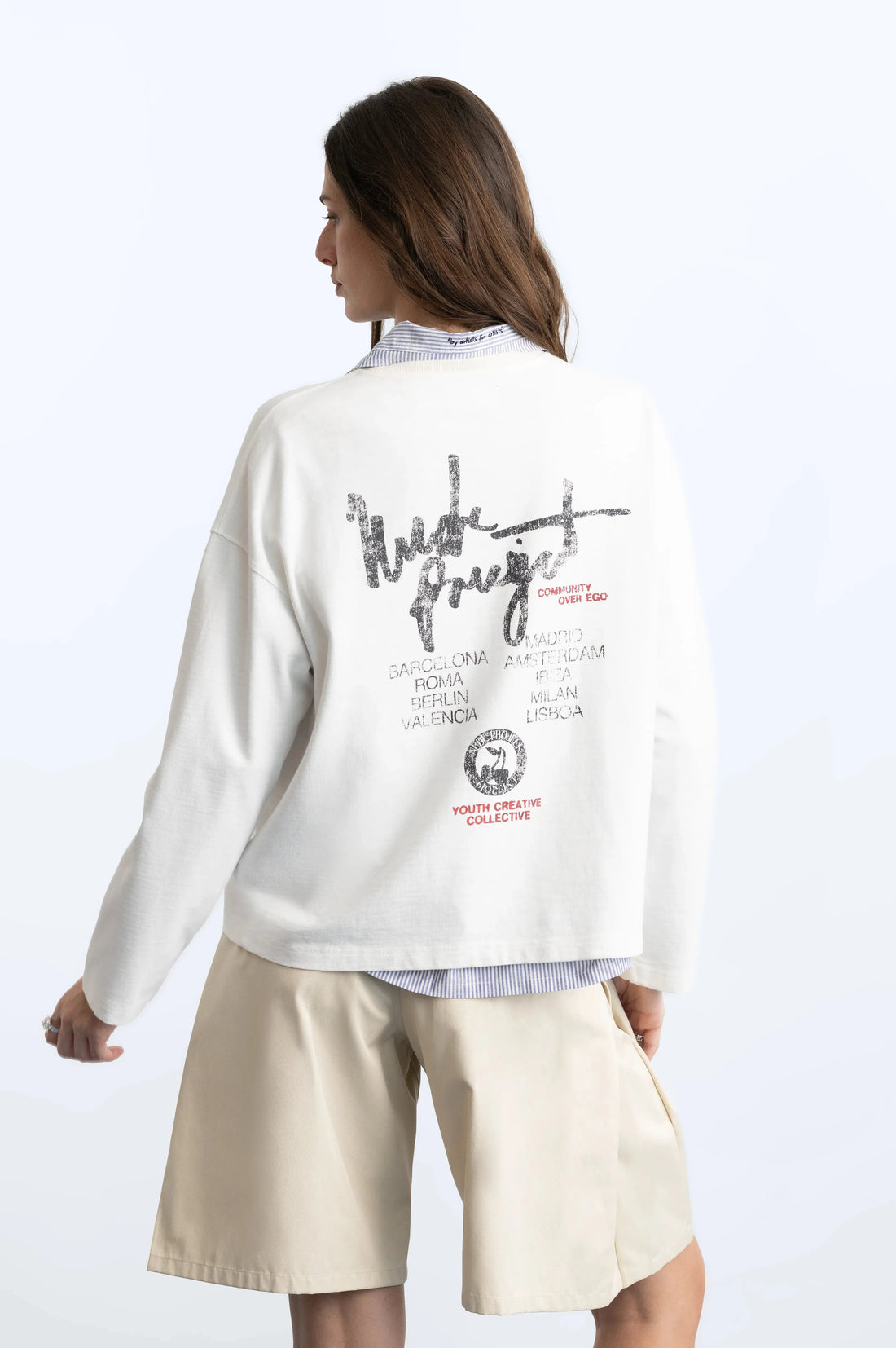 Ego Long-Sleeve Tee Marshmallow