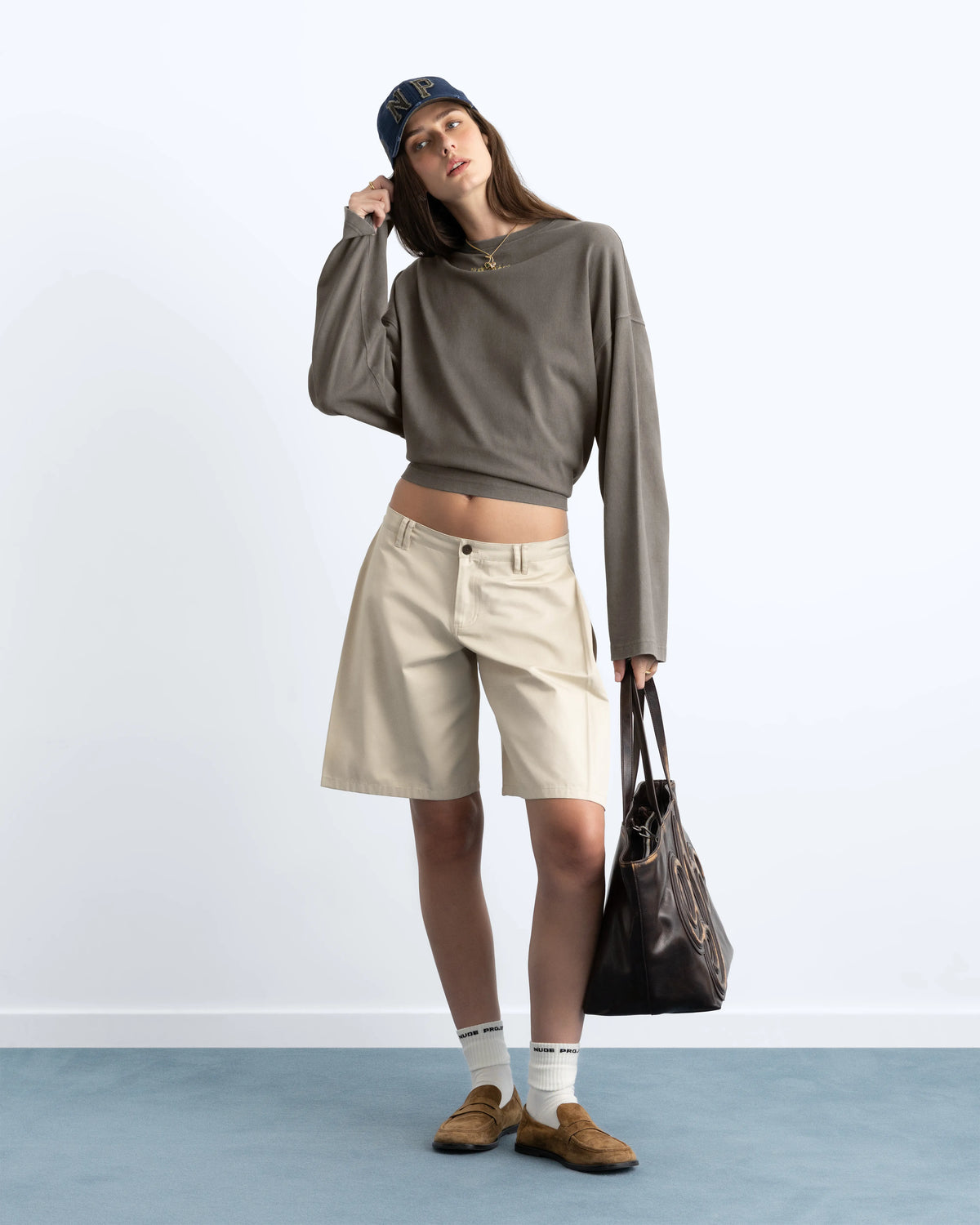 Ego Long-Sleeve Tee Ash