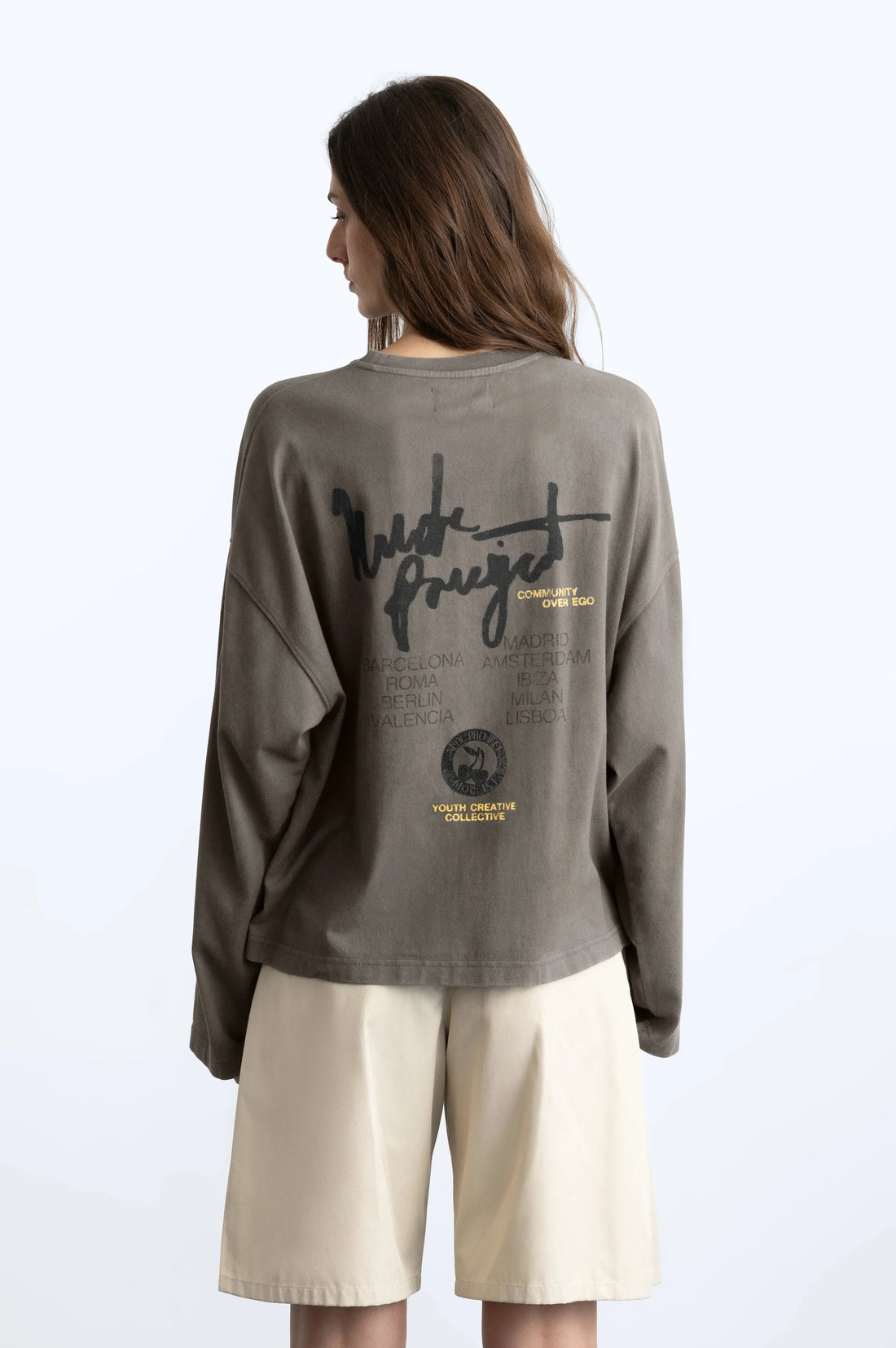 Ego Long-Sleeve Tee Ash