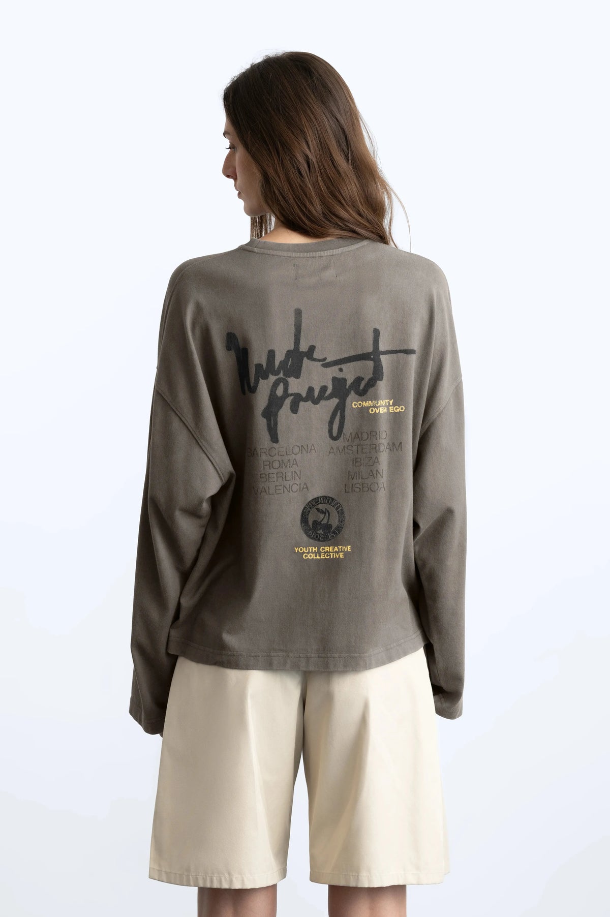 Ego Long-Sleeve Tee Ash