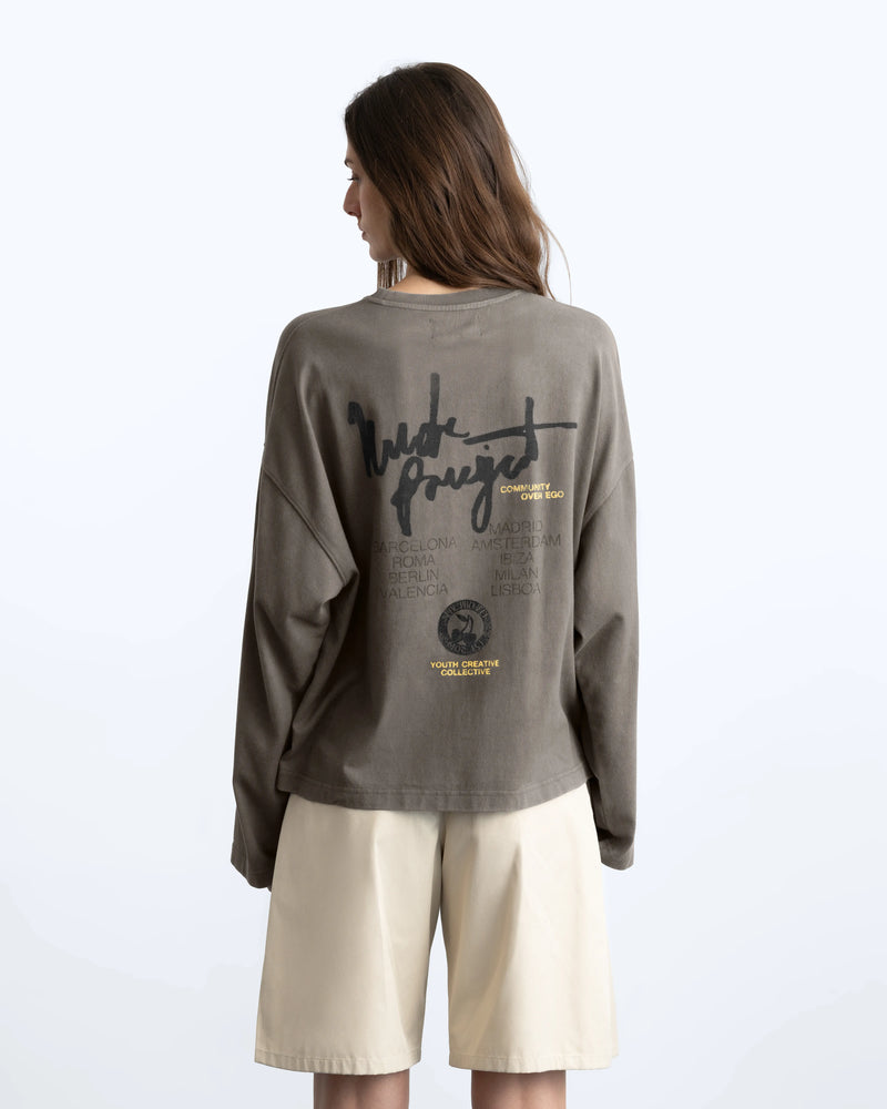 Ego Long-Sleeve Tee Ash