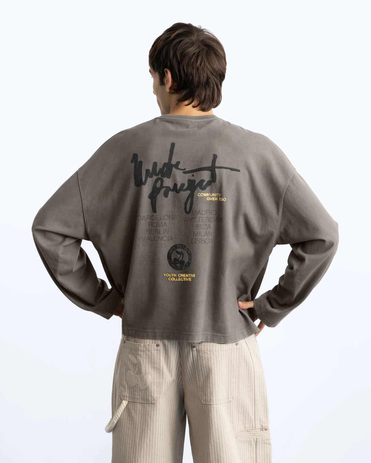 Ego Long-Sleeve Tee Ash