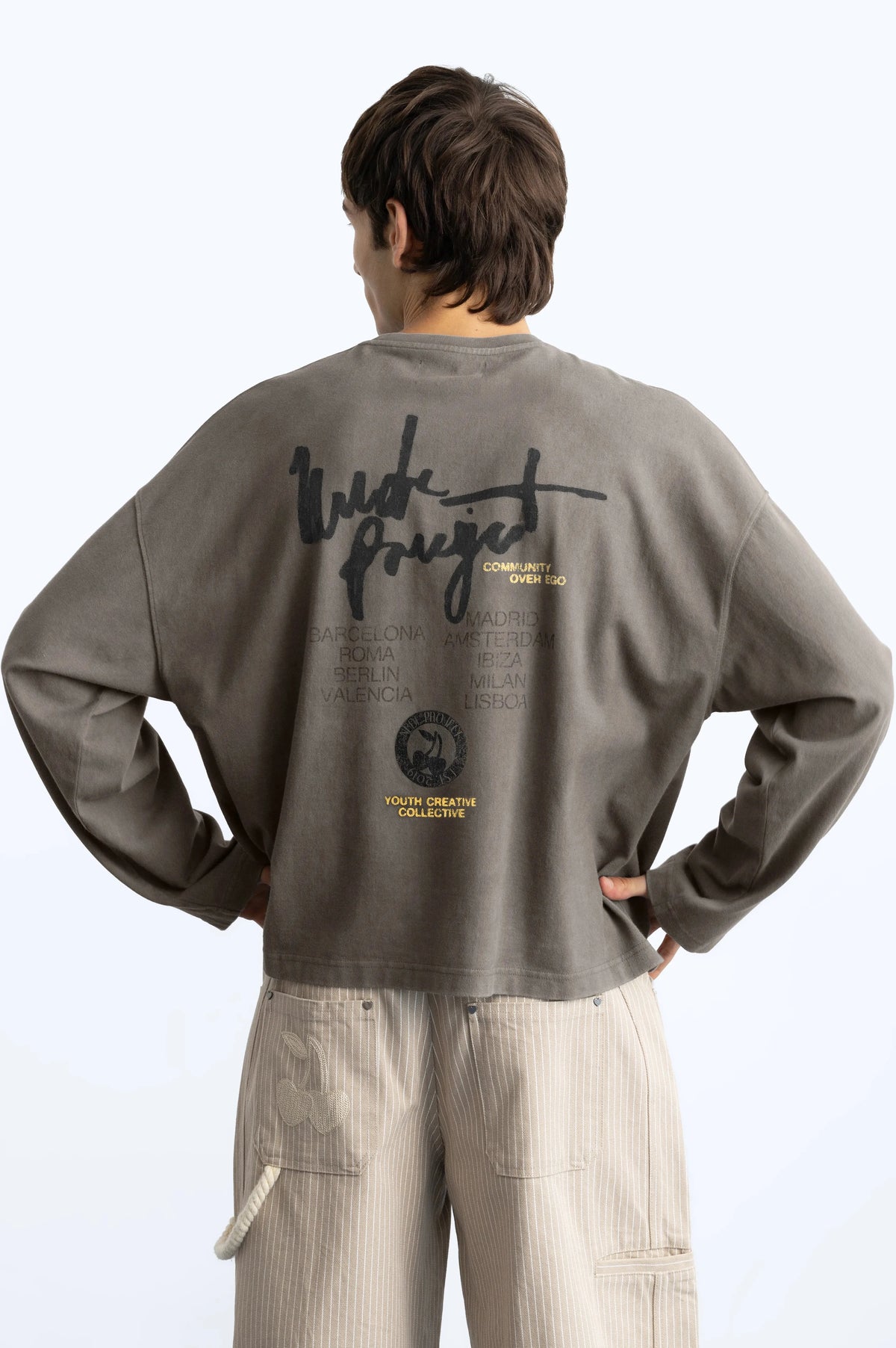 Ego Long-Sleeve Tee Ash