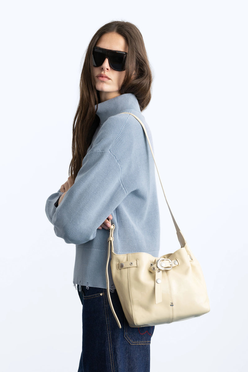 Evia Cross Body Leather Bag