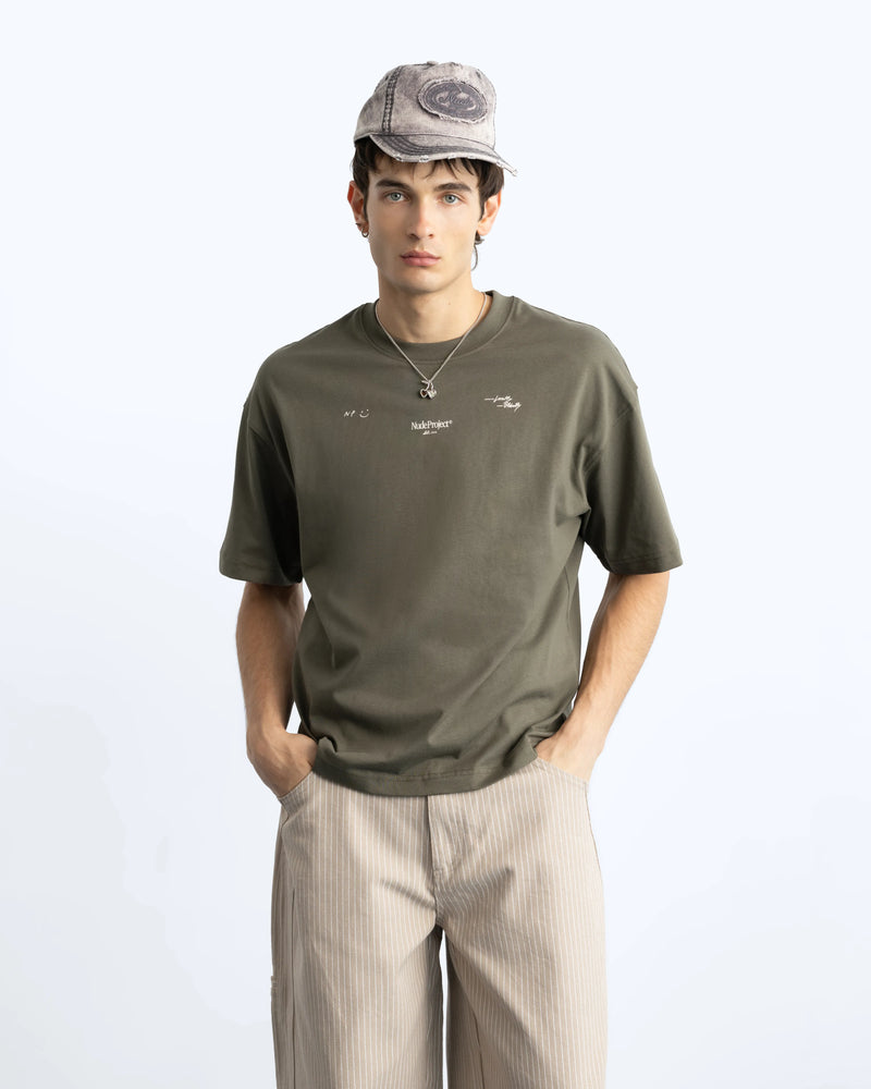Global Soon Tee Khaki
