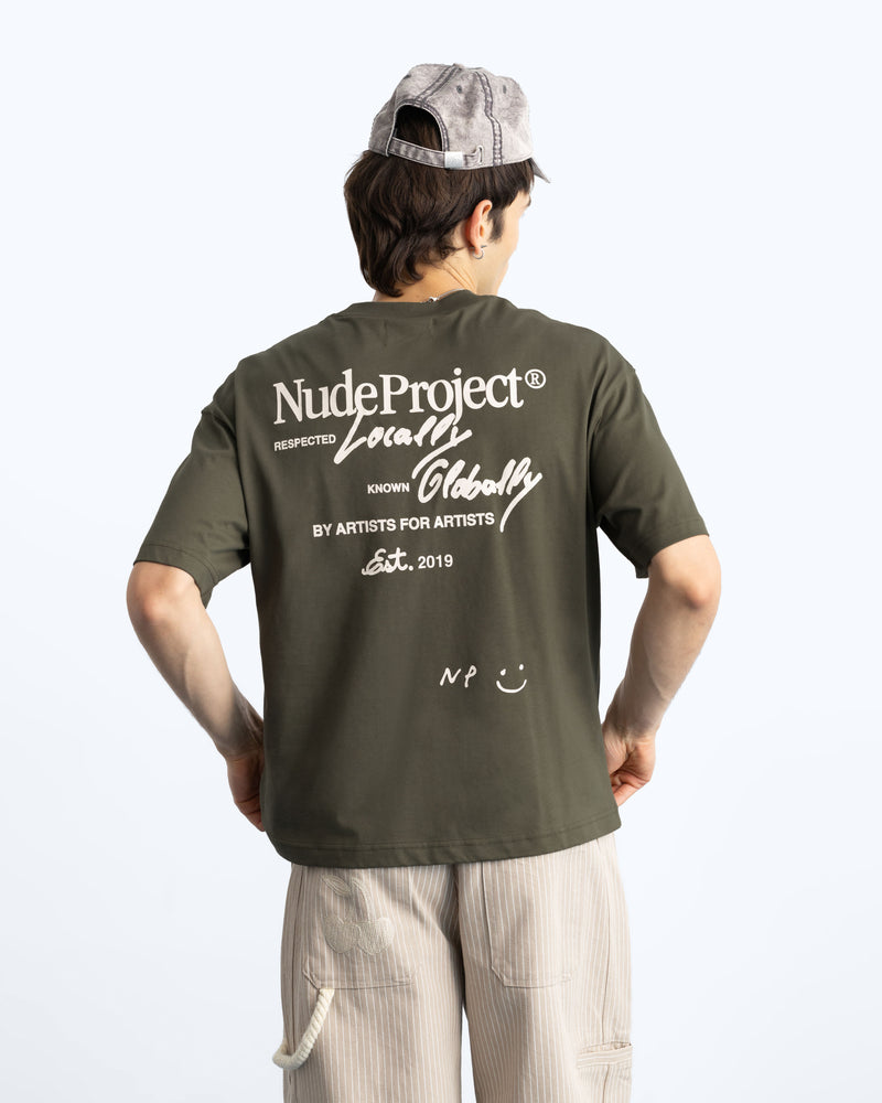 Global Soon Tee Khaki