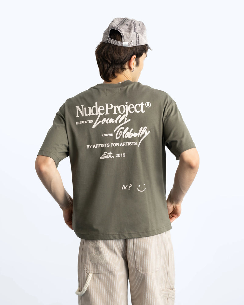 Global Soon Tee Khaki