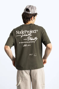Global Soon Tee Khaki