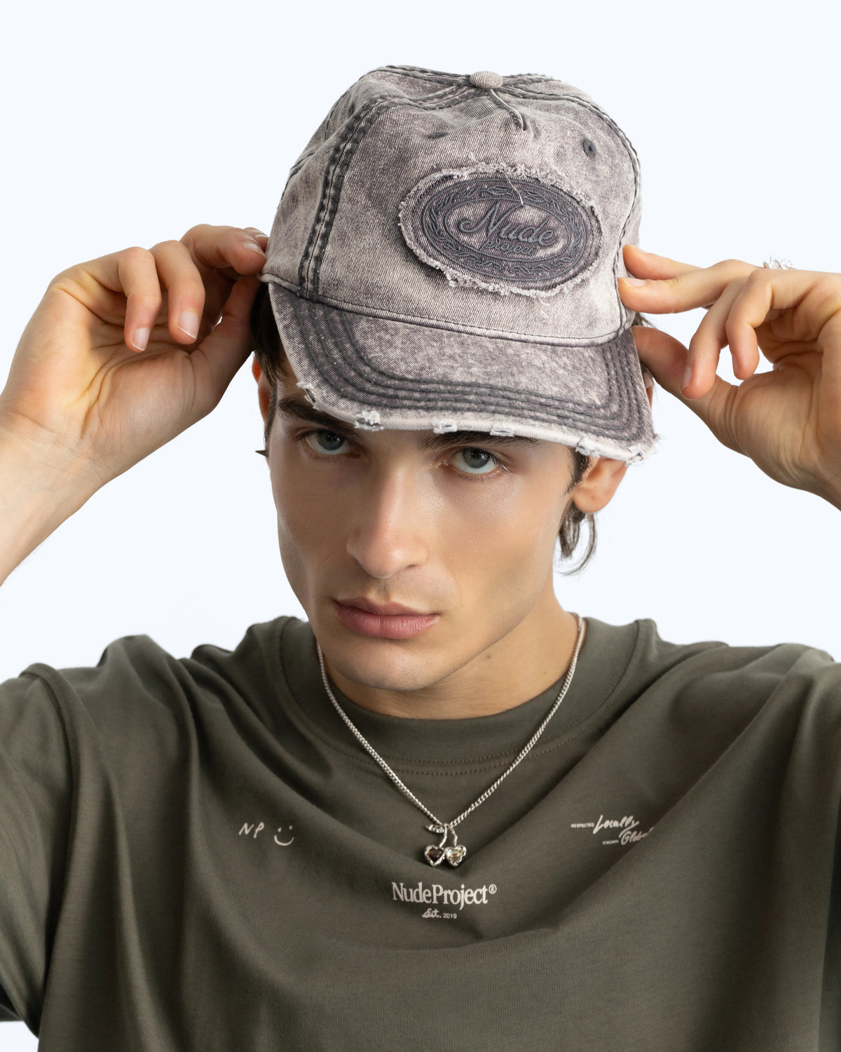 Laurel Denim Cap Washed Black