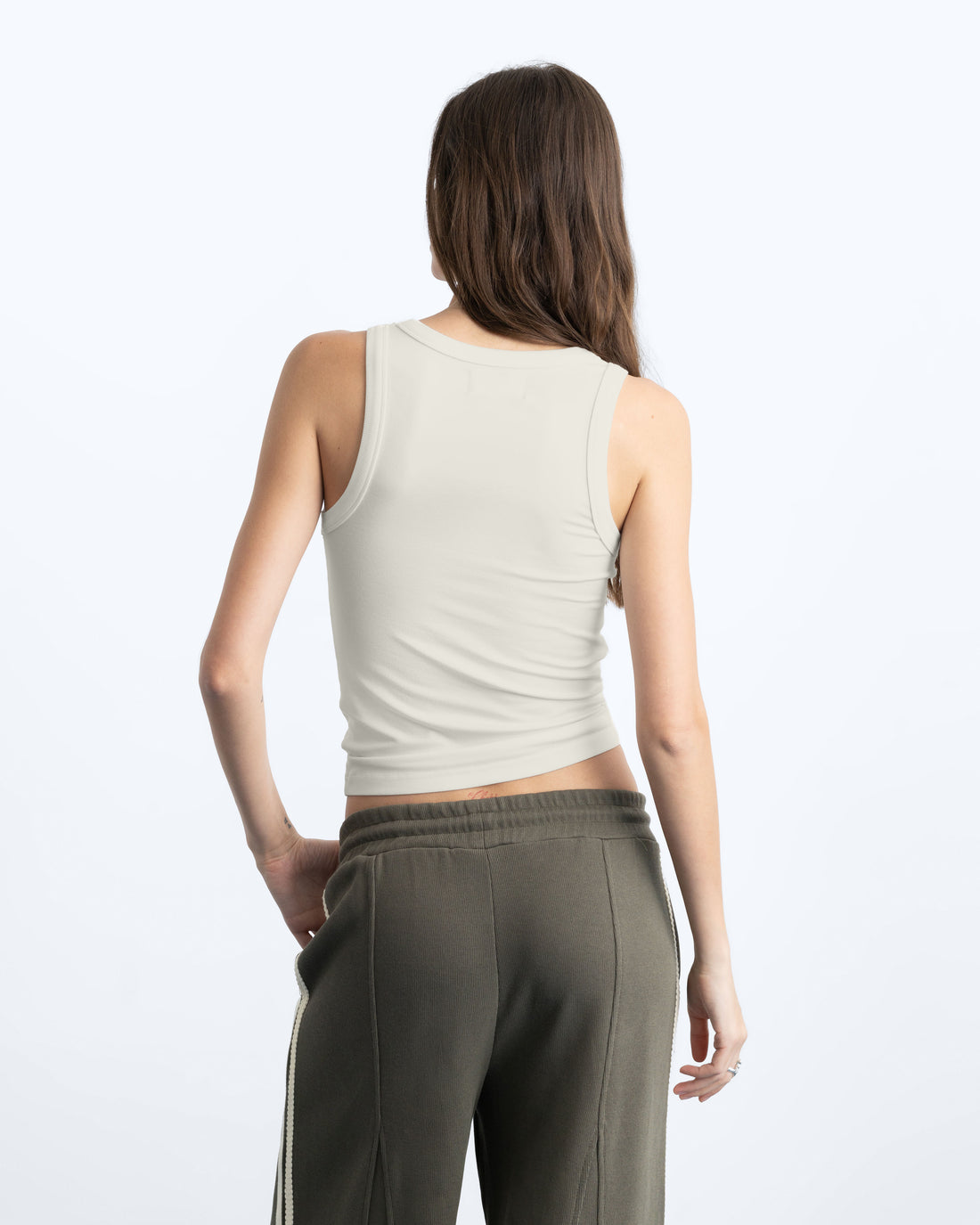 Too Serious Tank Top Ivory