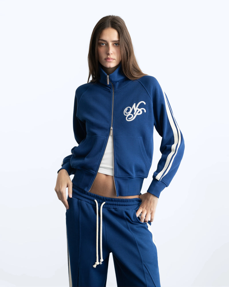 Ying-Yang Zip-Up Navy