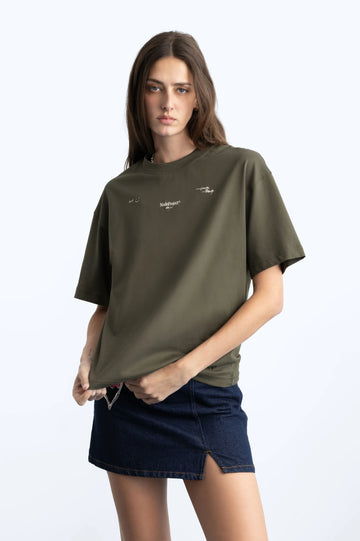 Global Soon Tee Khaki