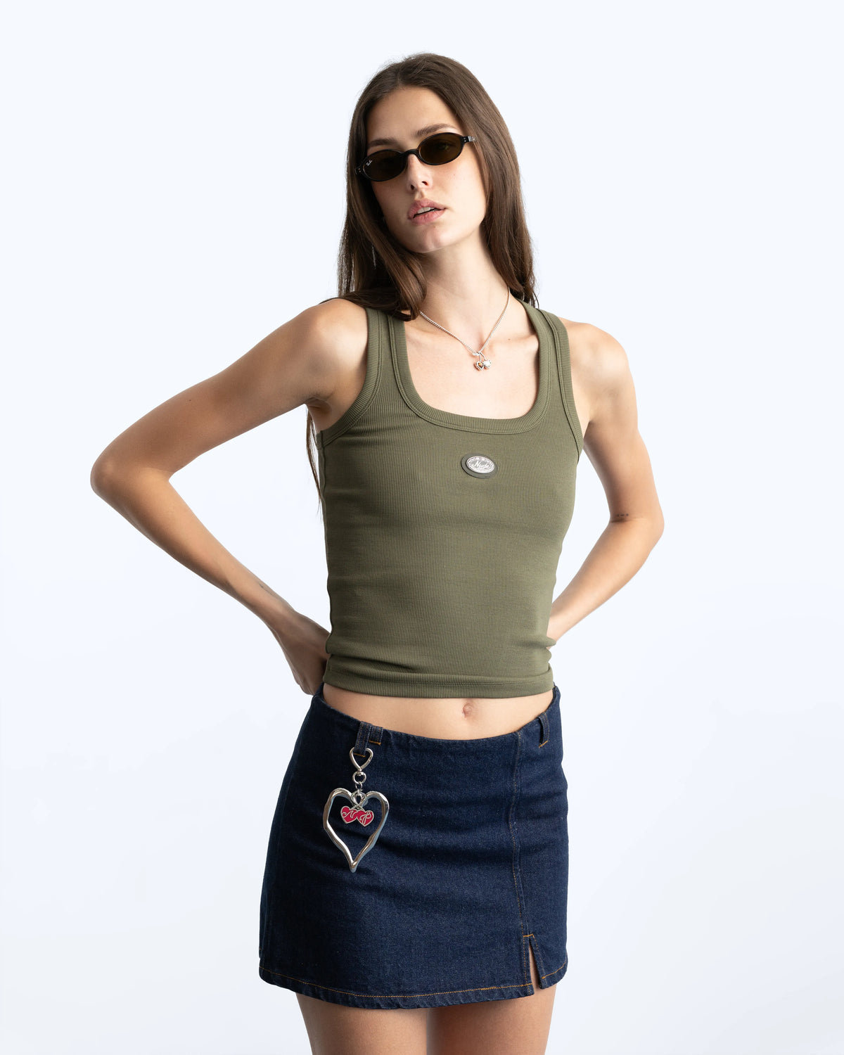 Sophisticated Pleasure Tank Top Khaki