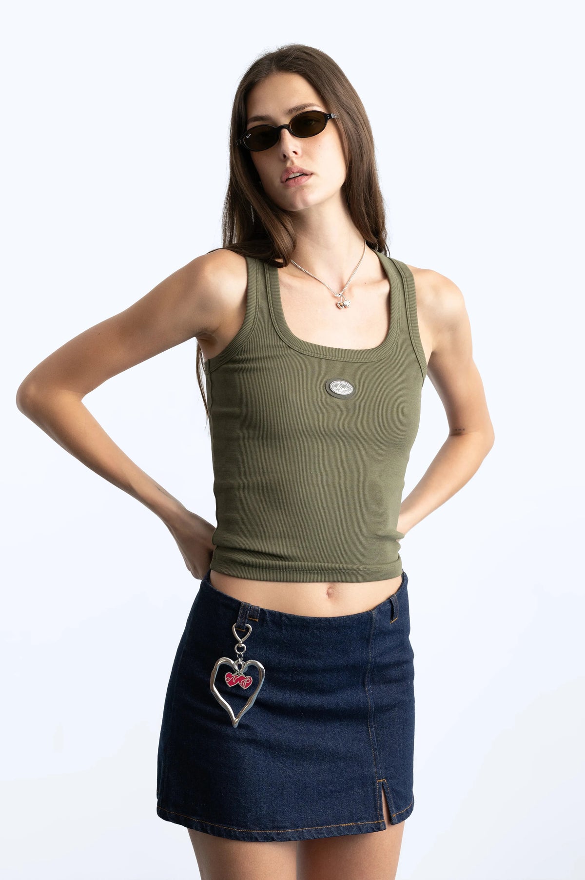Sophisticated Pleasure Tank Top Khaki