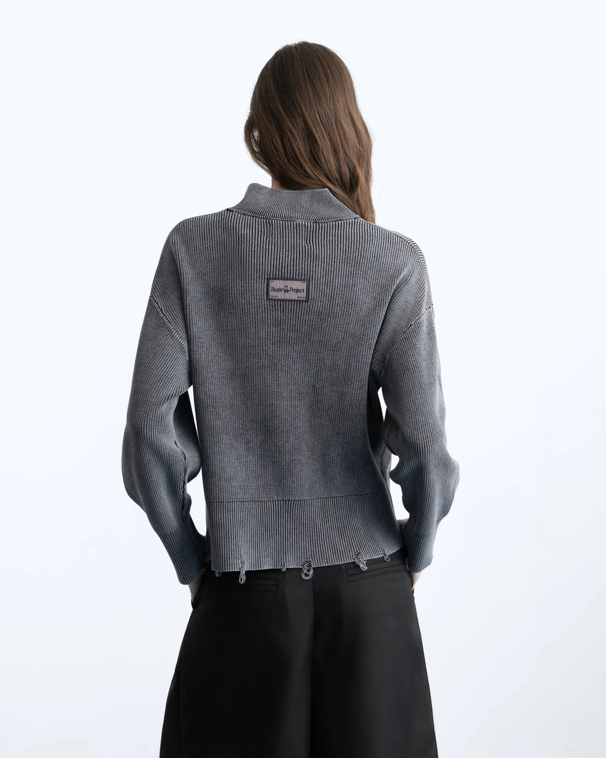 Beast Quarter-Zip Knit Ash